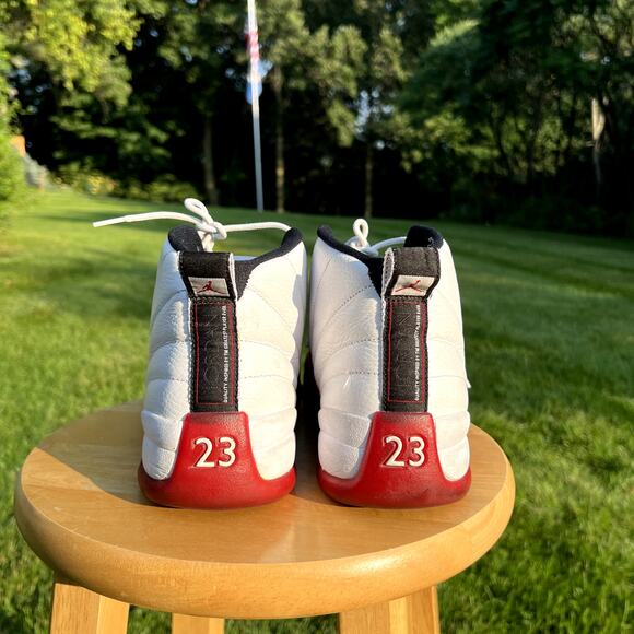 Nike Air Jordan 12 Retro Cherry 2009 Men\'s Shoes - Size 10.5 - Ships Now